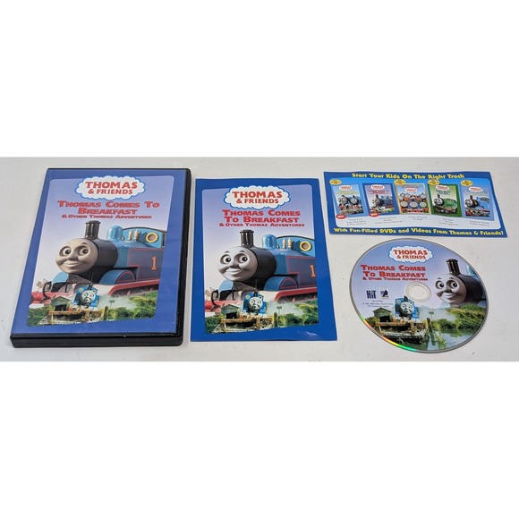 Thomas & Friends Thomas Comes to Breakfast DVD 2006 Train Tank Engine Complete - Picture 1 of 8
